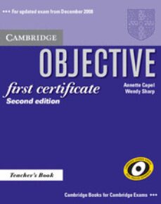 objective first certificate : teachers book-9780521700658