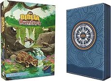 nbla, biblia aventura, interior a color, leathersoft, azul, con cierre, comfort print (adventure bible)-9780829771558