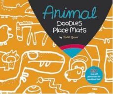 animal party doodles place mats-9781452107158