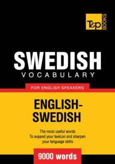 swedish vocabulary for english speakers - 9000 words (ebook)-andrey taranov-9781780712758