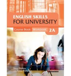 english skills for university - level 2a course&workbook (+3cd)-9781859646458