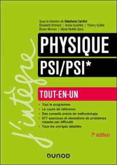 physique tout-en-un psi/psi* - 7e éd. (ebook)-stéphane cardini-elisabeth ehrhard-annie guérillot-9782100898558
