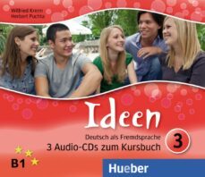 ideen 3. 3 audio-cds zum kursbuch-9783190518258
