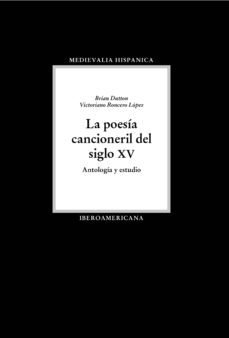 la poesia cancioneril del siglo xv (ebook)-victoriano roncero lopez-9783954878758