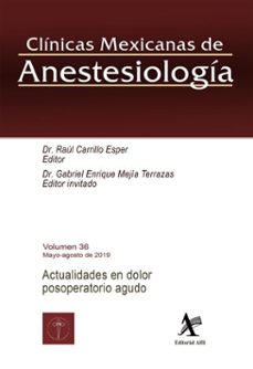 actualidades en dolor posoperatorio agudo (ebook)-raúl carrillo esper-gabriel enrique mejía terrazas-9786077414858