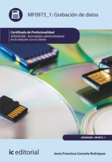 grabacion de datos. adgg0208 (ebook)-9788411037358