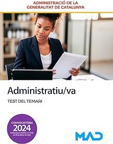 administratiu/va. test. generalitat de cataluña-9788414281758