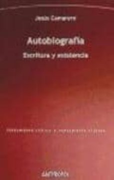 autobiografia: escritura y existencia-9788415260158