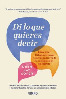 di lo que quieres decir-oren jay sofer-9788416720958
