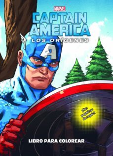 capitan america: los origenes: libro para colorear-9788416914258