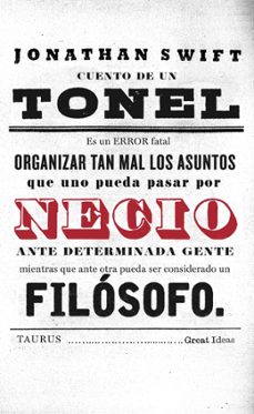 cuento de un tonel (great ideas 36)-jonathan swift-9788430617258