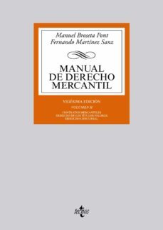 manual de derecho mercantil. volumen ii. contratos mercantiles. d erecho concursal (20ª ed.)-9788430959358