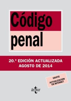 codigo penal (20ª ed.): ley organica 10/1995, de 23 de noviembre-9788430962358