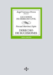 derecho de sucesiones-pascual martinez espin-9788430985258