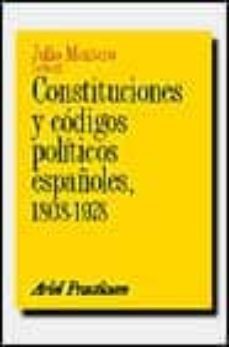 constituciones y codigos politicos españoles, 1808-1978-9788434428058