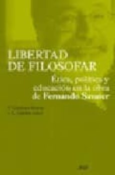 libertad de filosofar-9788434487758
