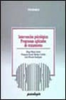 intervencion psicologica: programas aplicados de tratamiento-francisco javier mendez-9788436807158
