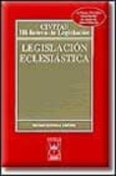 legislacion eclasiastica (13ª ed.)-9788447016358