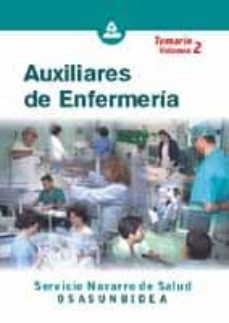 auxiliares de enfermeria del servicio navarro de salud-osasunbide a: temario (vol. ii)-jose manuel perez santana-9788466511858