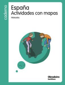 caderno actividades  con mapas españa gallego ed10-9788482249858