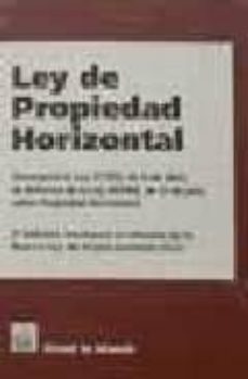 ley de propiedad horizontal (2ª ed.)-angela coquillat vicente-9788484420958