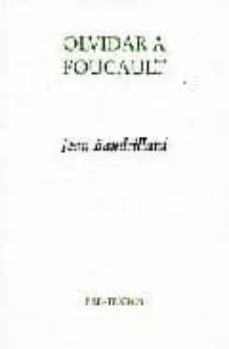 olvidar a foucault (3ª ed.)-9788485081158