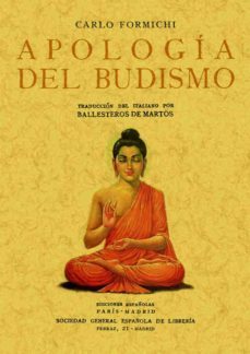 apologia del budismo (ed. facsimil de la obra de 1926)-carlo formichi-9788490014158