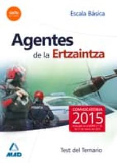 agentes de la ertzaintza. escala basica. test-9788490933558