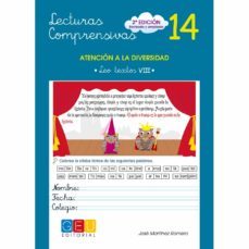 lecturas comprensivas 14 (3ª ed.): atencion a la diversidad: leo textos viii-jose martinez romero-9788499151458