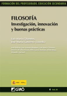 filosofia. investigacion, innovacion y buenas practicas (ebook)-9788499800301
