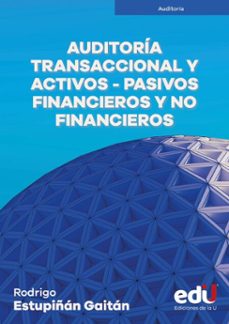 auditoria transaccional y activos y pasivos financieros y no financieros (ebook)-rodrigo estupiñan-9789587927658