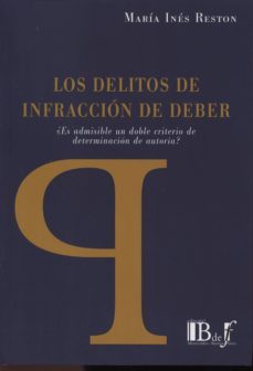 los delitos de infraccion de deber-maria ines reston-9789974708358