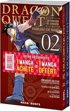 pack decouverte dragon quest les heritiers de l emblème : t01 & t02-jun eishima-kamui fujiwara-9791035504458