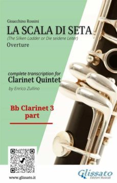 bb clarinet 3 part of "la scala di seta" for clarinet quintet (ebook)-9791220868358