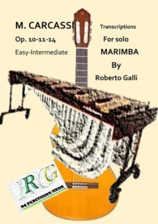 m. carcassi transcriptions for marimba solo (ebook)-9791221335958