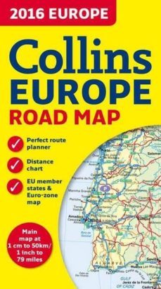 2016 collins map of europe-9780008146368