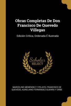 obras completas de don francisco de quevedo villegas-9780270749168