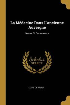 la medecine dans lancienne auvergne-9780274281268