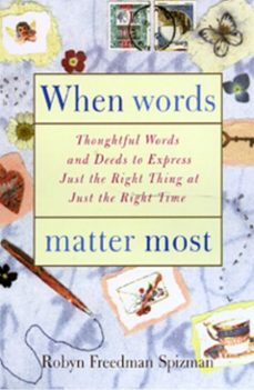 when words matter most (ebook)-robyn freedman spizman-9780307422668