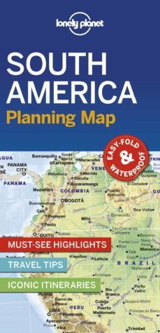 lonely planet south america planning map 1 2019-9781788686068