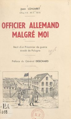 officier allemand malgré moi-jean lonjaret-9782307089568