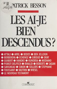 les ai-je bien descendus ? (ebook)-patrick besson-9782402368568