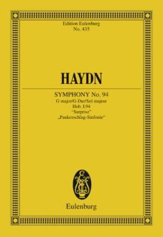 symphony no. 94 g major, "surprise" (ebook)-joseph haydn-9783795713768