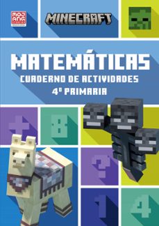 minecraft oficial: cuaderno de actividades, matematicas 4.º prima ria-9788410645868