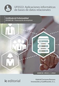 aplicaciones informaticas de bases de datos relacionales. adgn0108 (ebook)-gabriel carmona romera-9788411030168