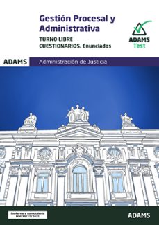 gestión procesal y administrativa. turno libre. cuestionarios-9788411169868