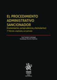 el procedimiento administrativo sancionador (comentarios, jurisprudencia y formularios)-jose garberi llobregat-guadalupe buitron ramirez-9788413558868