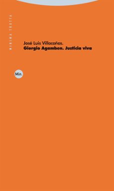 giorgio agamben. justicia viva-9788413642468