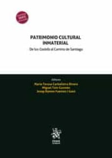 patrimonio cultural inmaterial. de los castells al camino de santiago-9788413970868