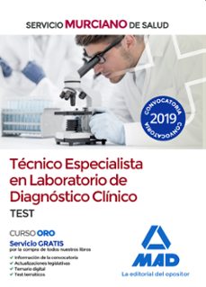 tecnico especialista en laboratorio de diagnostico clinico del servicio murciano: test-9788414230268